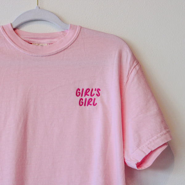 GIRL'S GIRL - *New* Embroidered T-Shirt with a Cause