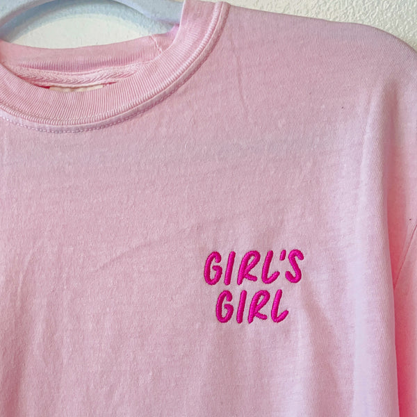 GIRL'S GIRL - *New* Embroidered T-Shirt with a Cause