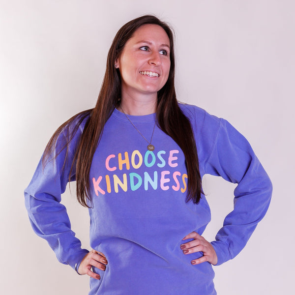 CHOOSE KINDNESS Rainbow Sweatshirt