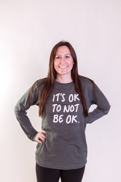 IT'S OK: Long-Sleeved Printed Shirt