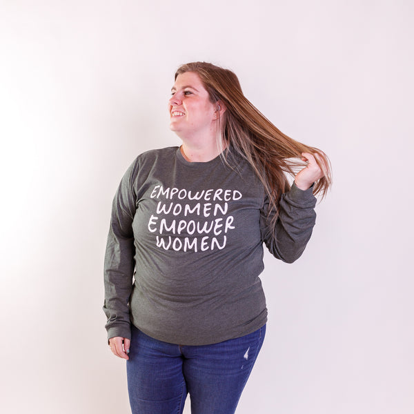 EMPOWERED WOMEN: Long Sleeved Printed Shirt