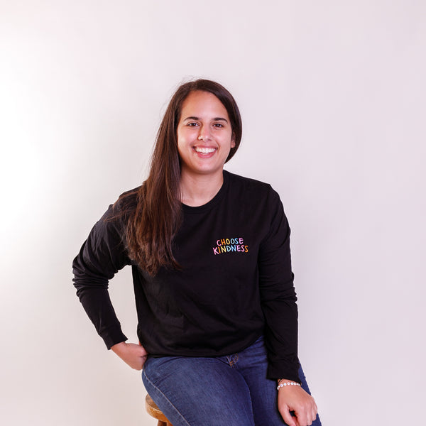 CHOOSE KINDNESS - Rainbow Pocket Long-Sleeved