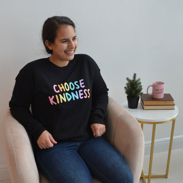CHOOSE KINDNESS Rainbow Sweatshirt