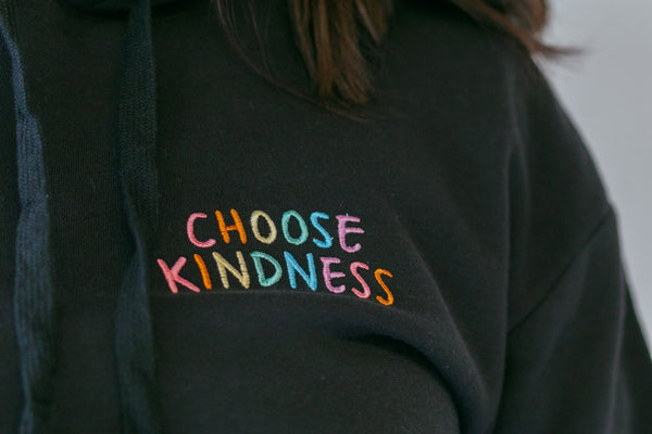 CHOOSE KINDNESS - Rainbow Pocket Sweatshirt