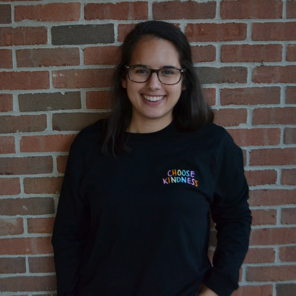 CHOOSE KINDNESS - Rainbow Pocket Long-Sleeves-2