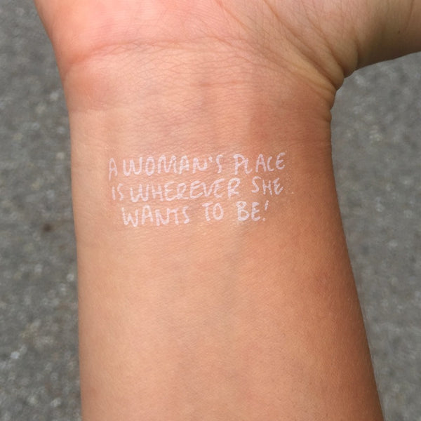 A WOMAN'S PLACE IS WHEREVER SHE WANTS TO BE!-1