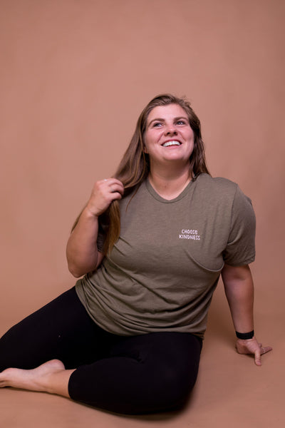CHOOSE KINDNESS: Embroidered T-Shirt