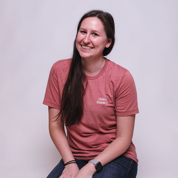 CHOOSE KINDNESS: Embroidered T-Shirt
