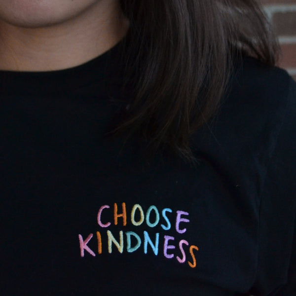 CHOOSE KINDNESS - Rainbow Pocket Long-Sleeves-0