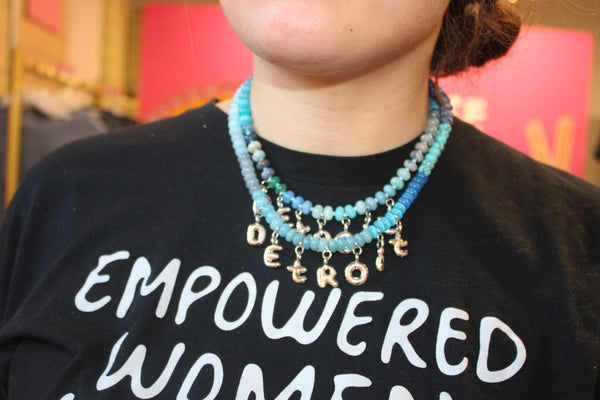 Detroit - *NEW* Stone Multicolored Necklace