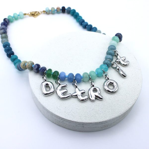 Detroit - *NEW* Stone Multicolored Necklace