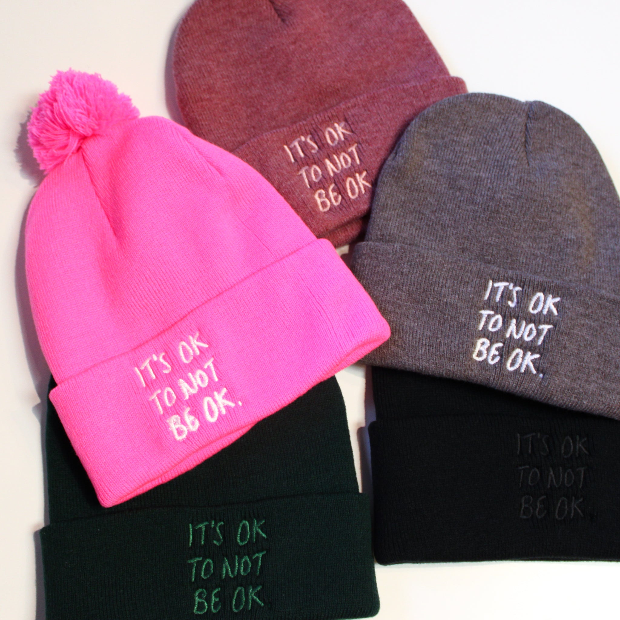 It's Ok To Not Be OK Beanies