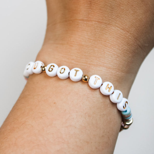 You Got This - NEW Beaded Bracelet