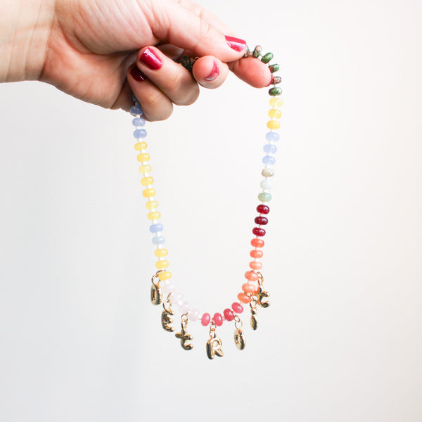 Detroit - *NEW* Stone Multicolored Necklace