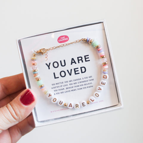 You Are Loved- NEW Beaded Bracelet