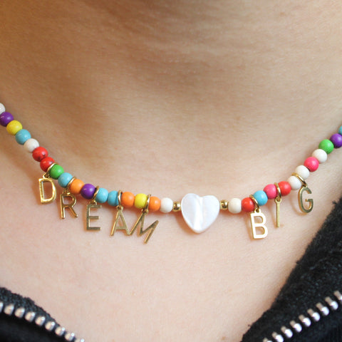 Dream Big - NEW Beaded Necklace