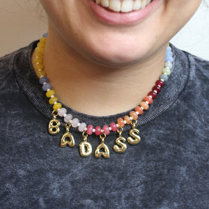 Badass - *NEW* Stone Multicolored Necklace