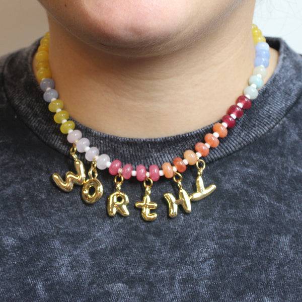 Worthy - *NEW* Stone Multicolored Necklace