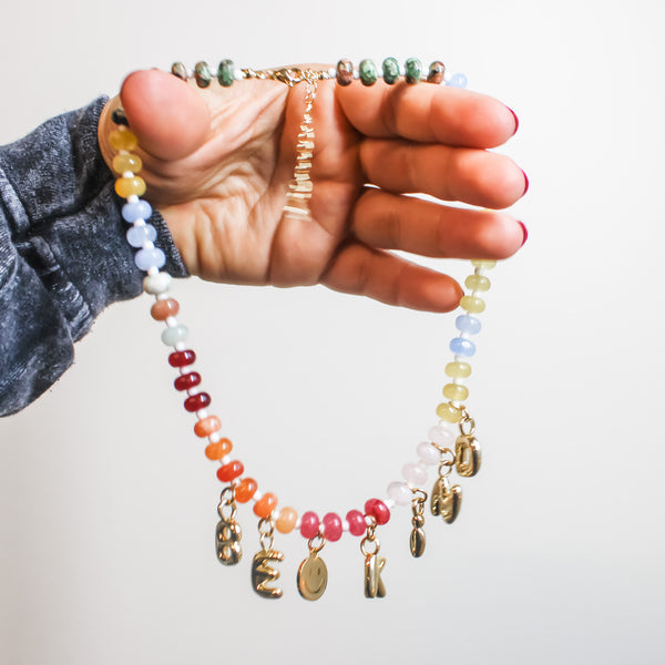 Be Kind - *NEW* Stone Multicolored Necklace