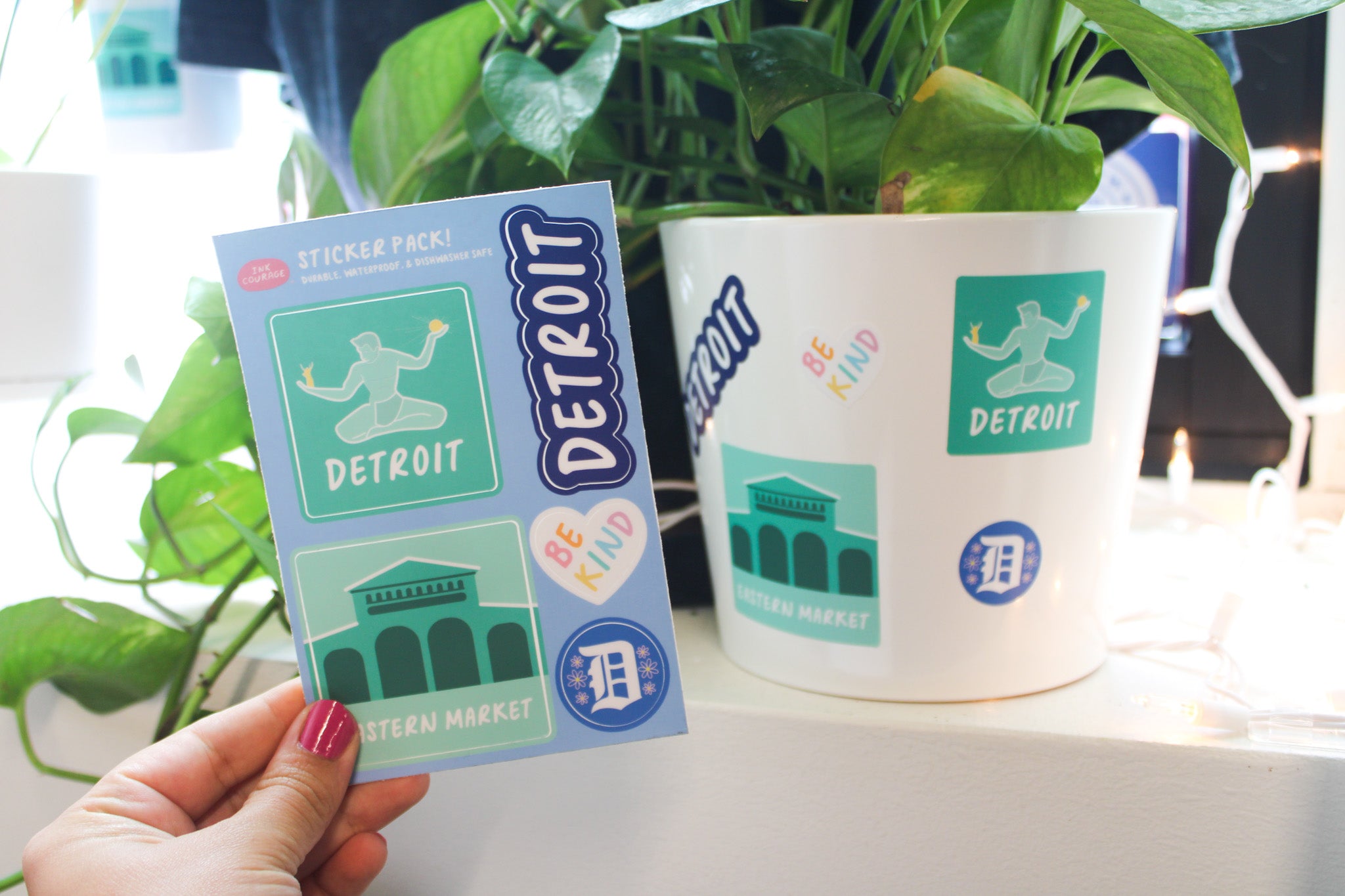 New! Detroit Sticker Sheets