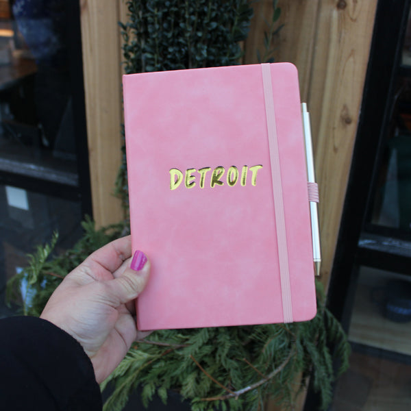 Detroit Hand Pressed Notebook