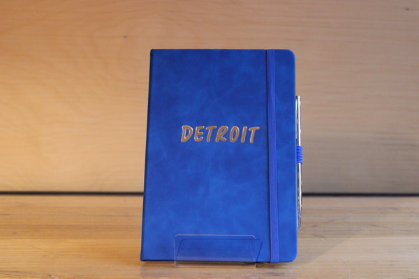Detroit Hand Pressed Notebook