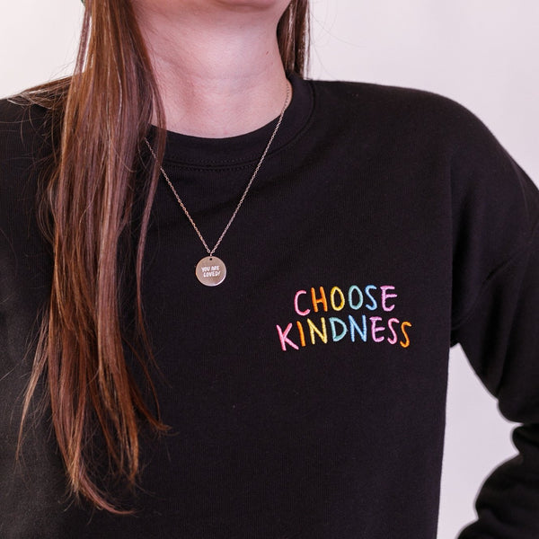 CHOOSE KINDNESS - Rainbow Pocket Sweatshirt