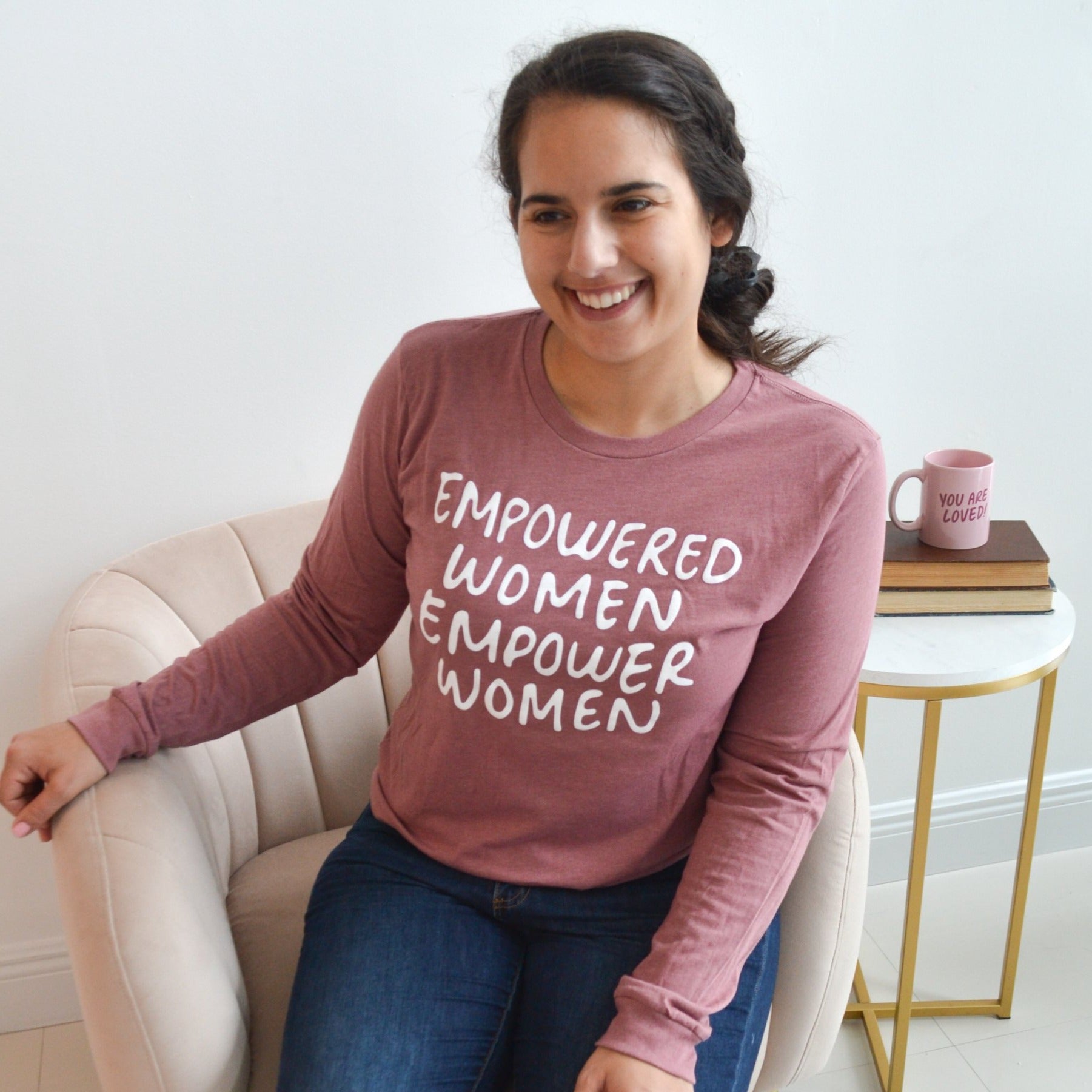 EMPOWERED WOMEN: Long Sleeved Printed Shirt