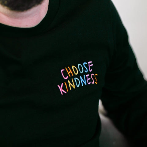 CHOOSE KINDNESS - Rainbow Pocket Long-Sleeved