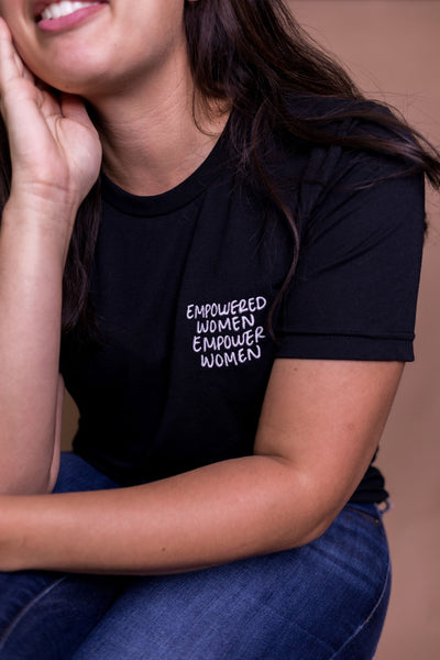 EMPOWERED WOMEN: Embroidered T-Shirt