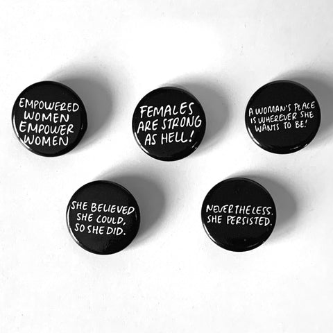 EMPOWERED WOMEN Mini Button 5-Pack-0