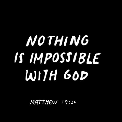 NOTHING IS IMPOSSIBLE WITH GOD-1